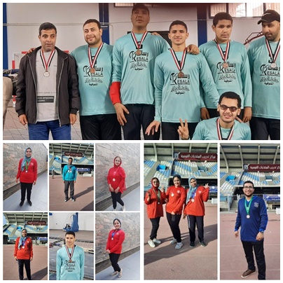 العاب القوي لذوى الهمم بقويسنا يحصد المركز الأول ببطولة الجمهورية