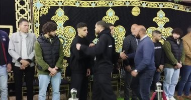 شاهد بالصور.. نجوم الأهلي والأندية يحضرون عزاء والد كوكا