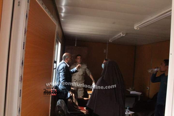 رئيس مدينة الشهداء في جولة مرورية لمتابعة الأعمال الميدانية ومواقع المشروعات 