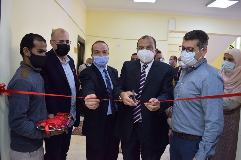 أفتتاح مشروعات  بتكلفة  7مليون جنيها  بكلية طب الأسنان ببنى سويف 