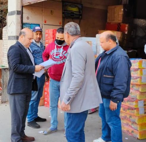 حملات على الاسواق  لضبط الاسعار ومنع الاحتكار بحى عين شمس 