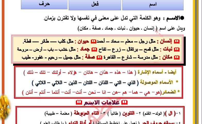مراجعة النحو