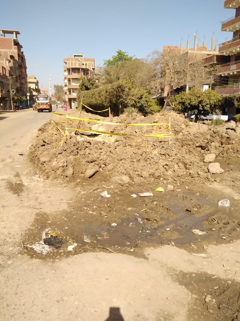 مياه القليوبية تعلن الانتهاء من اصلاح كسر خط طرد 