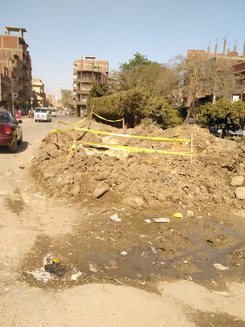 مياه القليوبية تعلن الانتهاء من اصلاح كسر خط طرد 
