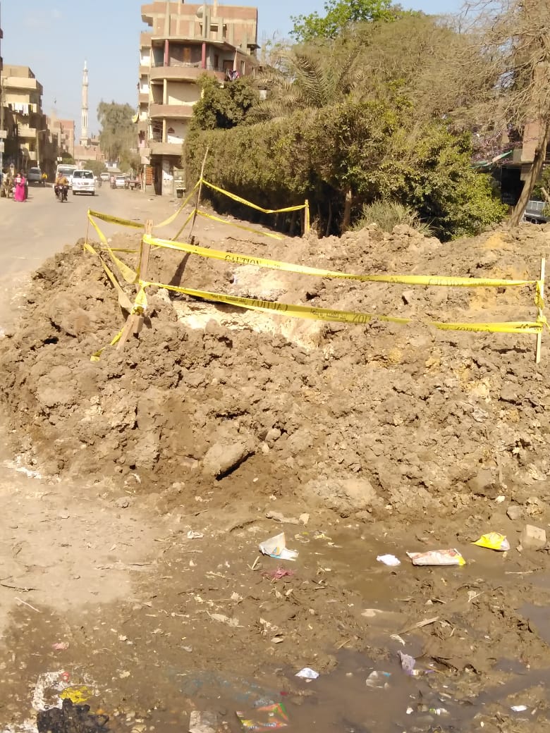 مياه القليوبية تعلن الانتهاء من اصلاح كسر خط طرد 