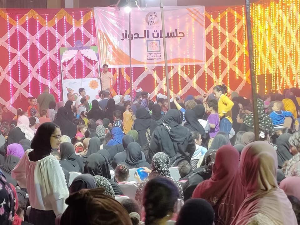 قومى المرأة بالمنيا ينظم امسيات رمضانية فى قرى حياة كريمة