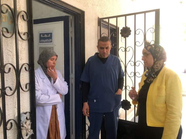 جولة صباحية لوكيل وزارة الصحة لمستشفيات السويس العام والحميات