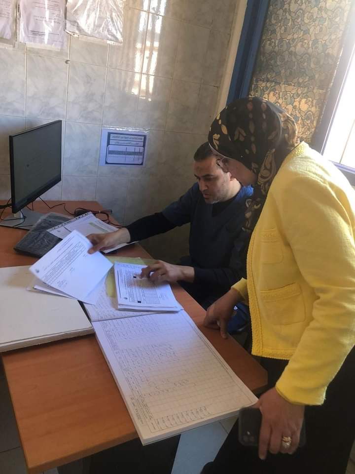 جولة صباحية لوكيل وزارة الصحة لمستشفيات السويس العام والحميات