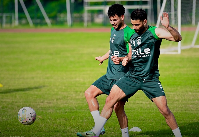 لقطات من مران الزمالك فى المغرب