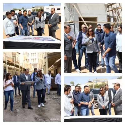 الدكتورة منال عوض وزيرة التنمية المحلية والبيئة خلال جولتها اليوم