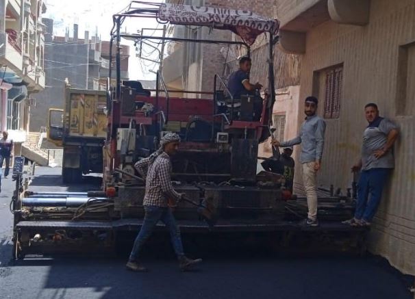 رصف شارع المركز الطبي
