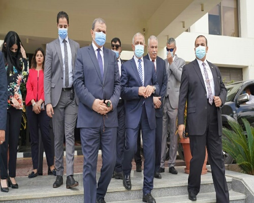 سعفان يتفقد الأكاديمية العربية لتكنولوجيا المعلومات والنقل البحري بالإسكندرية