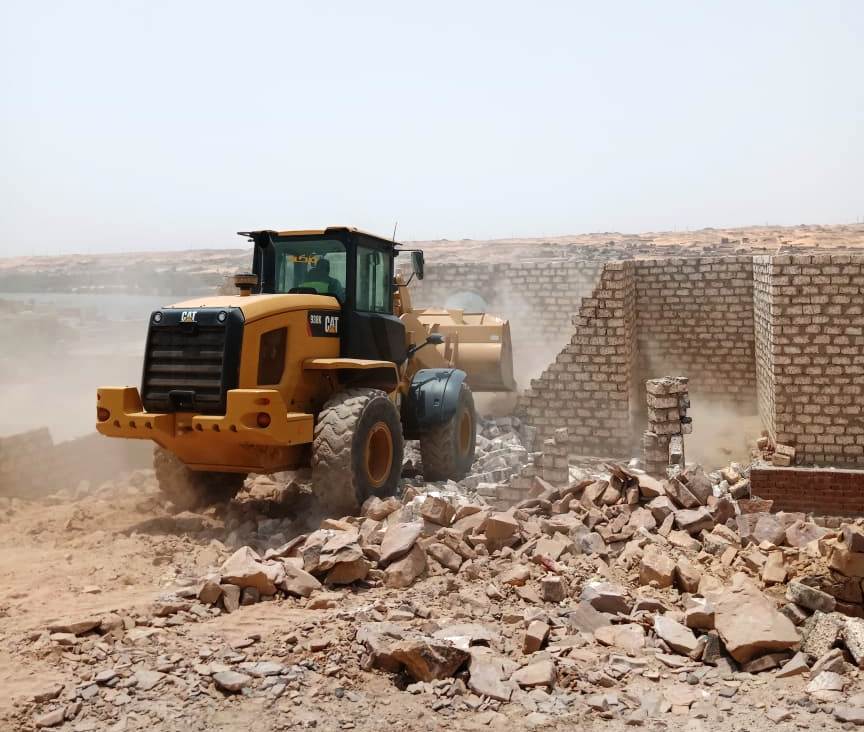 إزالة 6 حالات بالنجاجرة بكوم أمبو وأبو الريش بأسوان