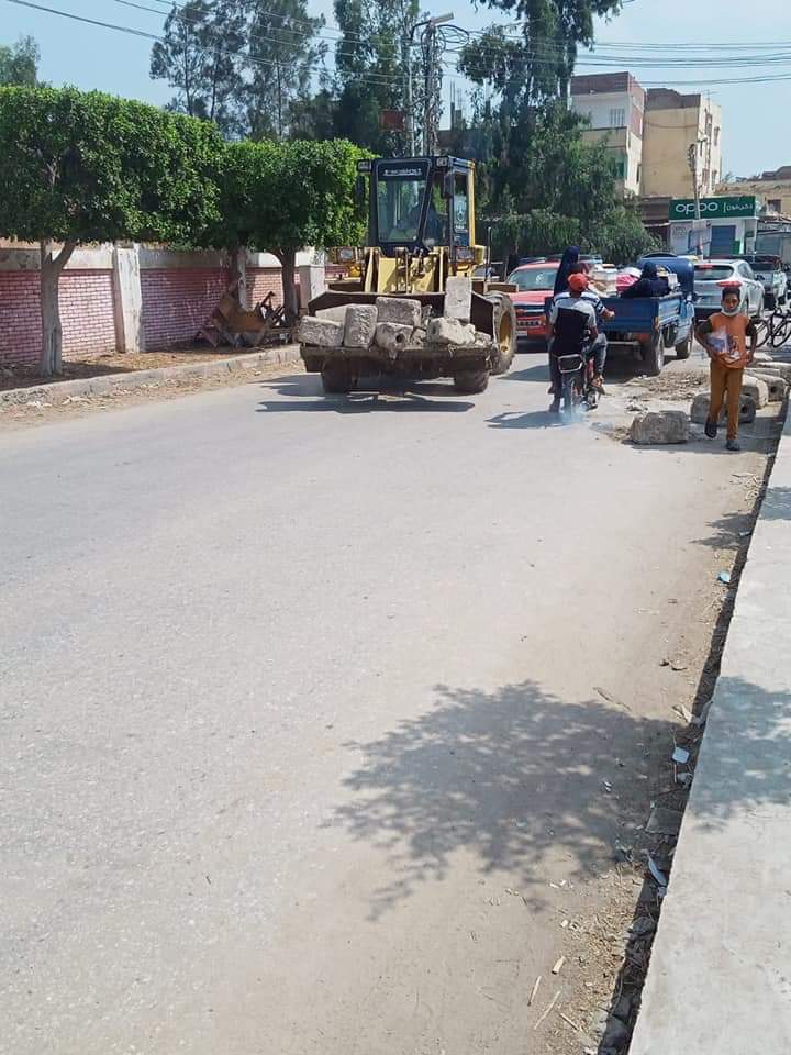 تطويروتجميل مدخل قرية ابوغنيمة كبري قري سيدي سالم 