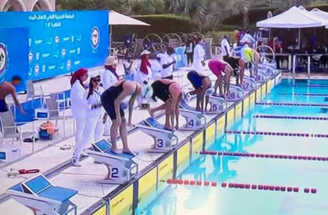 عضوة نادى جرين هيلز بالشروق تحصل على ذهبيتان فى البطولة العربية.. صور