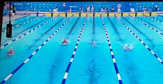 عضوة نادى جرين هيلز بالشروق تحصل على ذهبيتان فى البطولة العربية.. صور