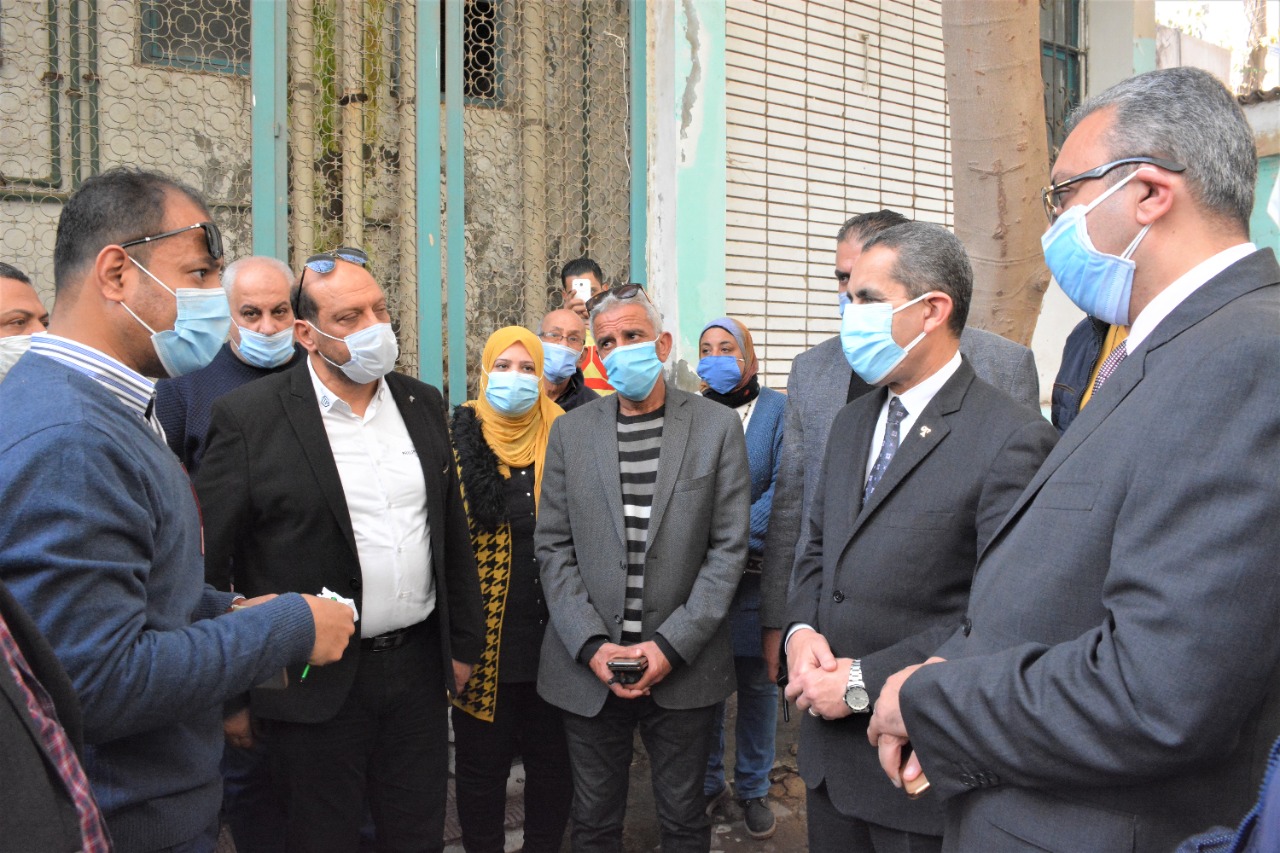 متابعة مستمرة من محافظ الغربية للمشروعات بمدينتى المحلة وسمنود-صور