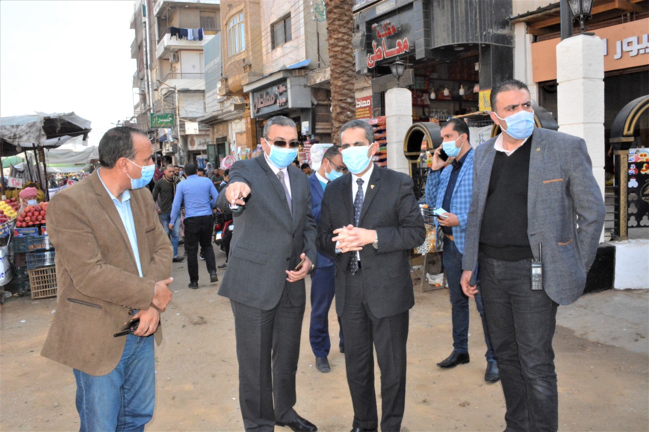 متابعة مستمرة من محافظ الغربية للمشروعات بمدينتى المحلة وسمنود-صور