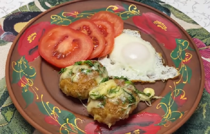 كفتة بانيه بالجبنة فى الفرن بدون قلى صحيه بالفيديو 