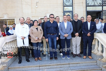 وصول وزير الصحة والسكان إلي مدينة أشمون محافظة المنوفية