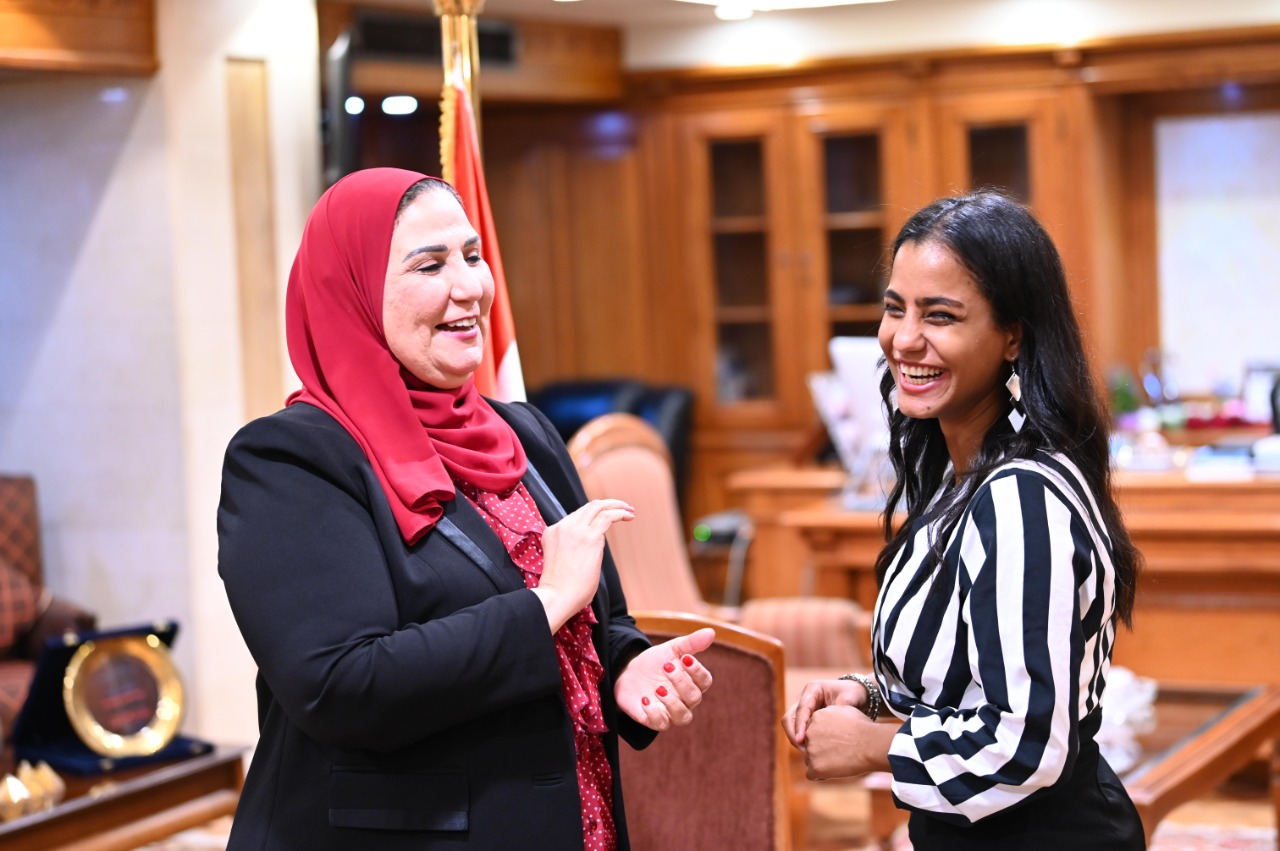  القباج تستقبل نجلاء فتحي وزيرة 