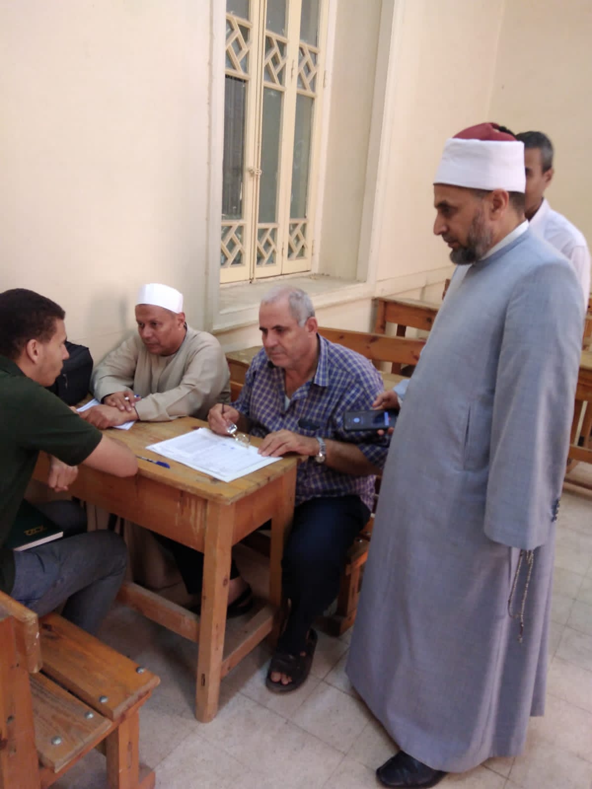 الجنيدى يتفقد لجان الاختبارات الشفوية للقبول بالتجويد والعالية
