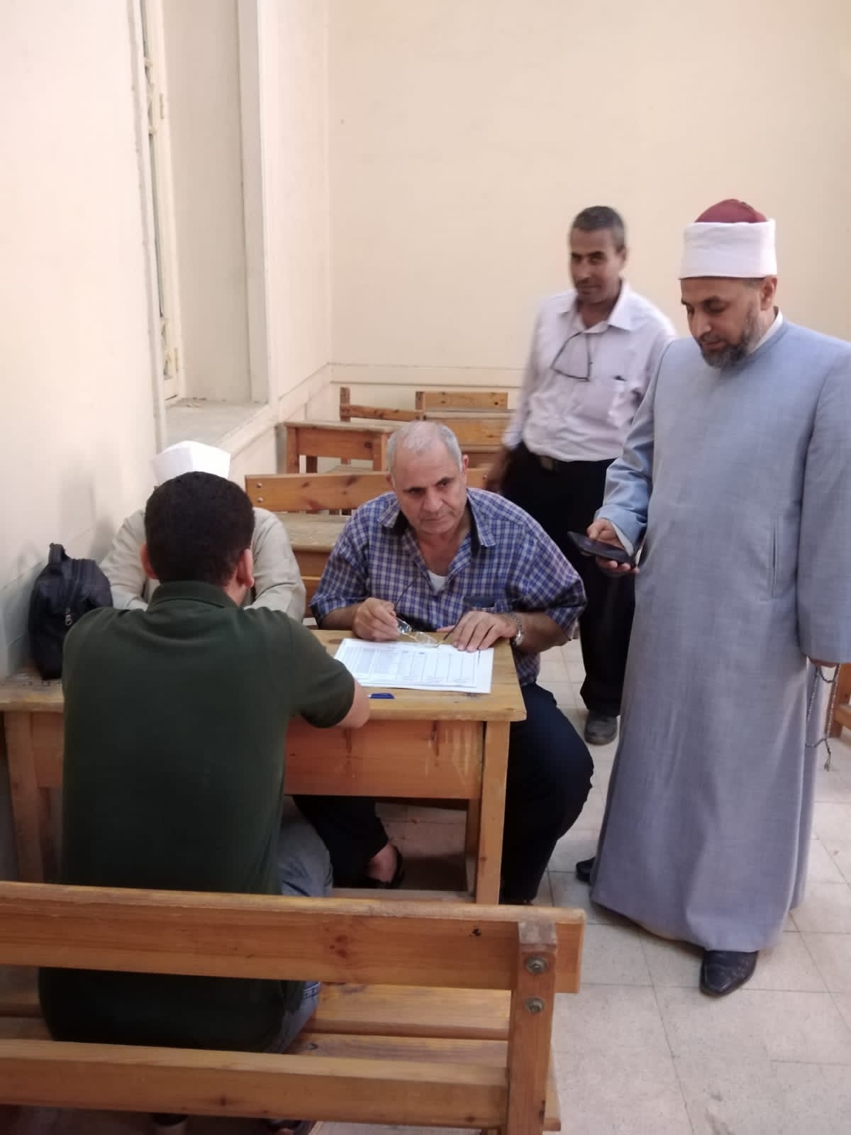 الجنيدى يتفقد لجان الاختبارات الشفوية للقبول بالتجويد والعالية