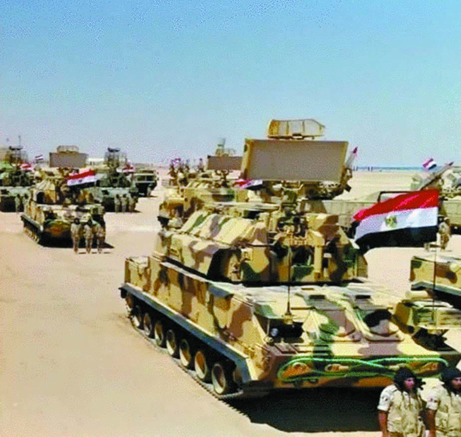 الجيـــش‭ ‬المصــرى‭.. ‬فى‭ ‬أعلـى‭ ‬درجـــــــات‭ ‬الكفـاءة‭ ‬والاستعداد‭ ‬والجاهزية