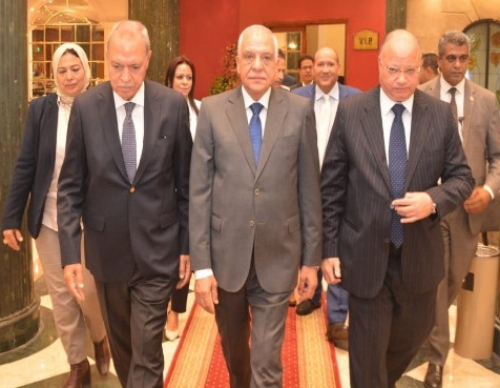 محافظو القاهرة والجيزة والقليوبية