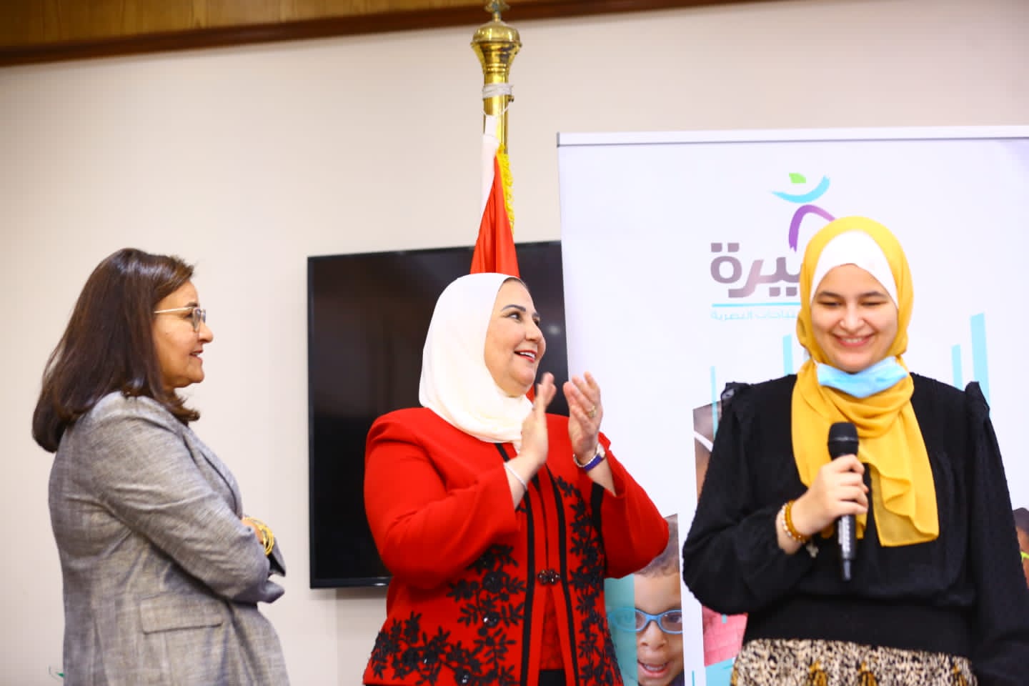   القباج تشهد احتفالية مؤسسة بصيرة لذوي الاحتياجات البصرية