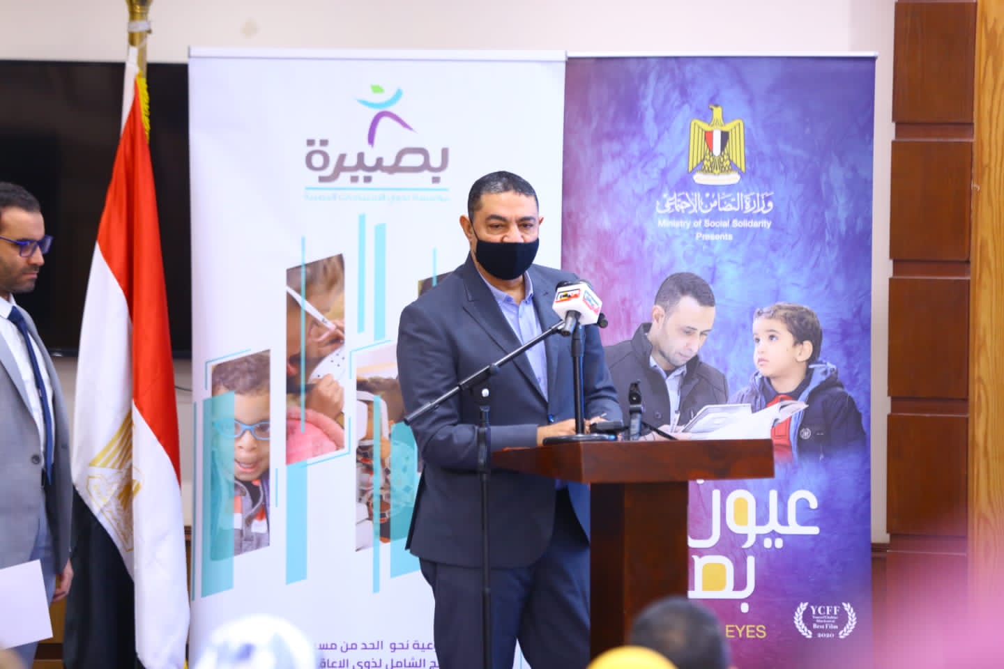   القباج تشهد احتفالية مؤسسة بصيرة لذوي الاحتياجات البصرية