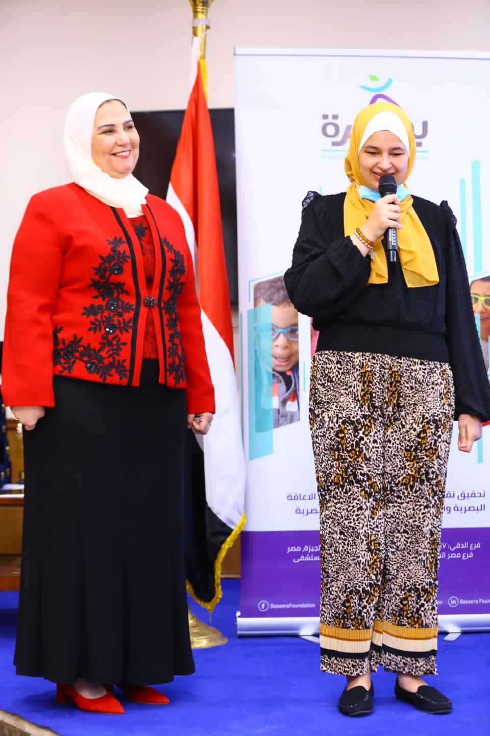   القباج تشهد احتفالية مؤسسة بصيرة لذوي الاحتياجات البصرية
