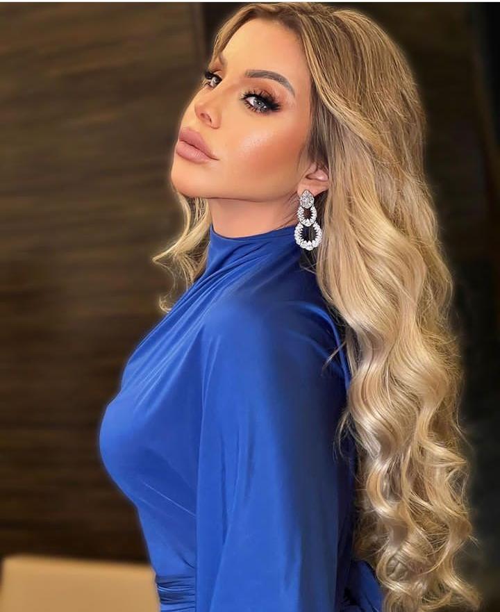 بالأزرق.. رزان مغربي تسحر الأنظار بإطلالة رقيقة.. صور