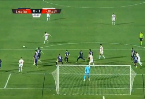 الزمالك يحتل وصافة الدوري بفوز صعب أمام بيراميدز