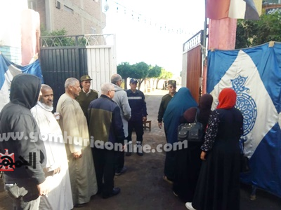 توافد المواطنين على اللجان فى الانتخابات الرئاسية