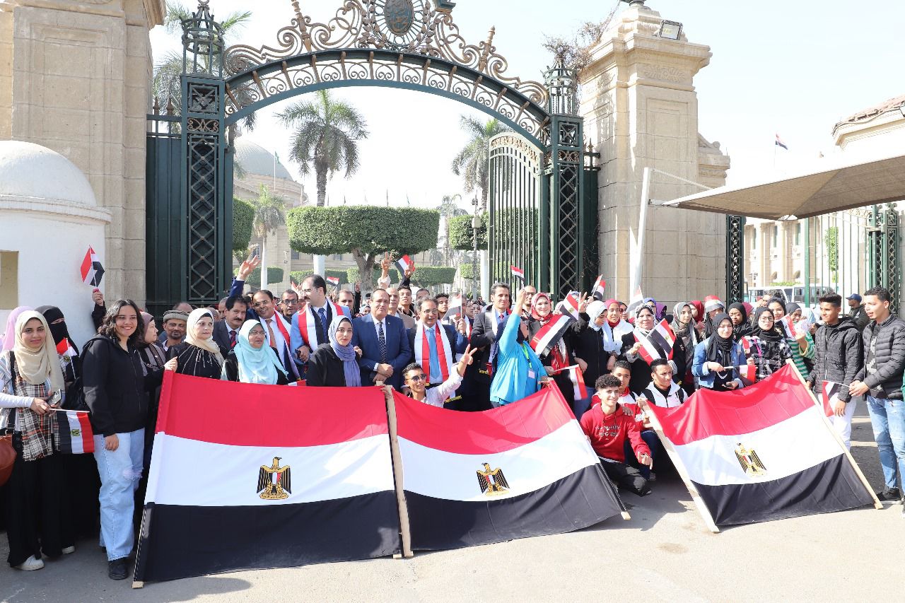 جامعة القاهرة تشارك بقوة في العرس الديموقراطي للانتخابات الرئاسية