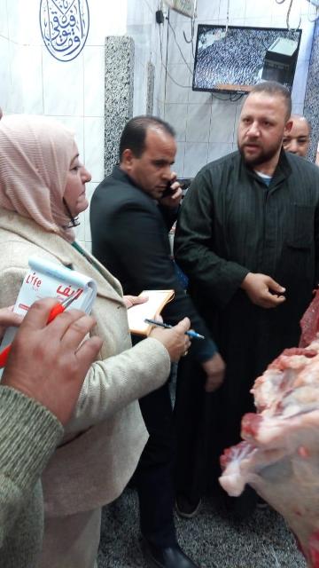 حملات مكثفة على محلات الجزارة بالفيوم