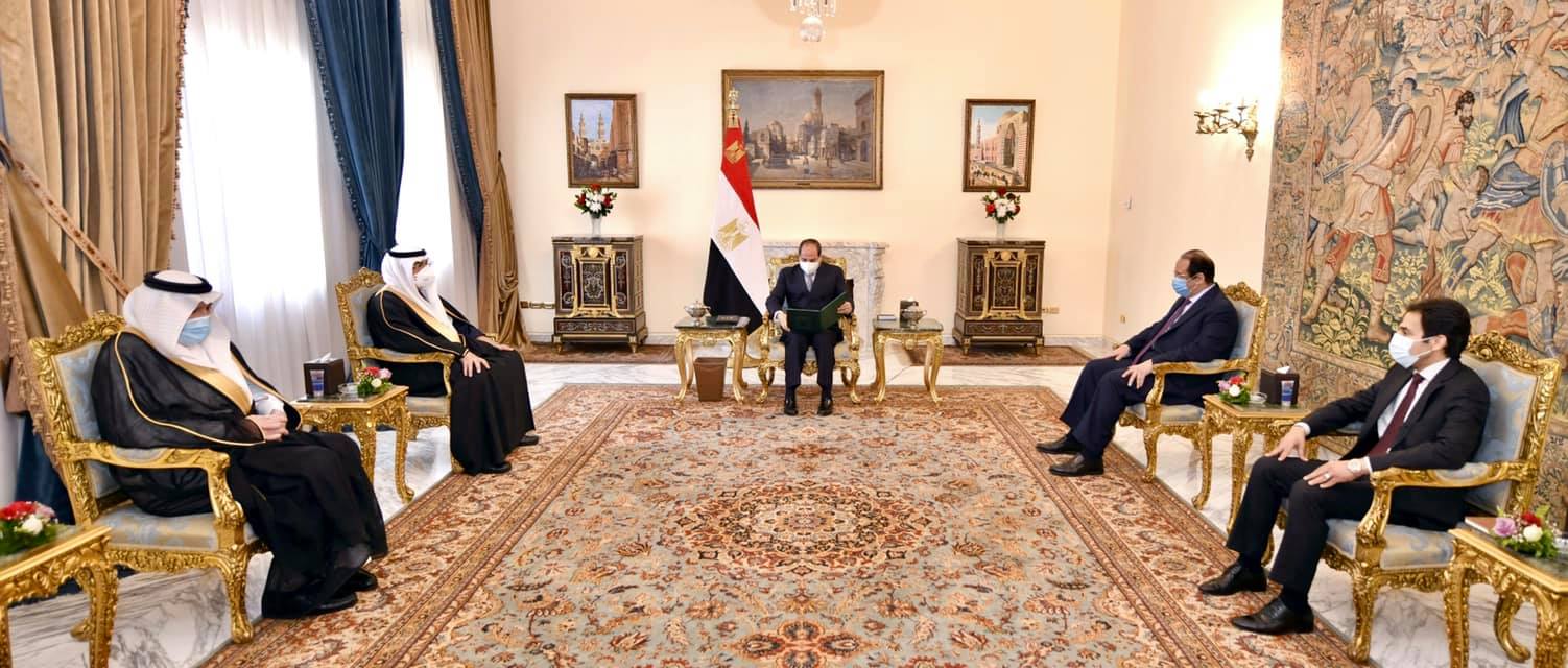 الرئيس السيسى يتسلم رسالة من خادم الحرمين الشريفين