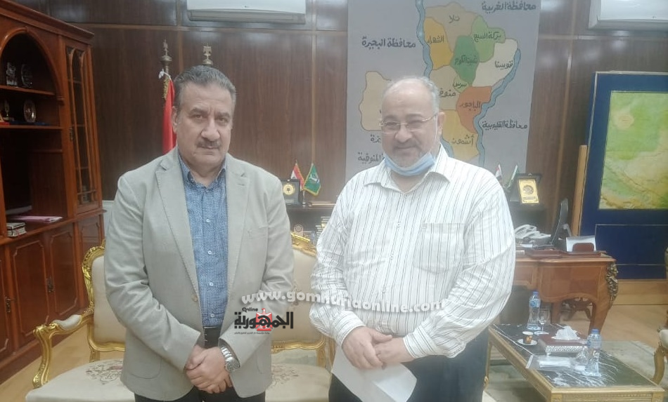 محافظ المنوفية ورئيس الجمعية المصرية لحقوق الإنسان