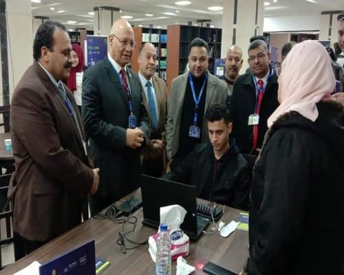 رئيس جامعة بنها يشهد فعاليات اليوم الأول لهاكاثون الحكومة الذكية