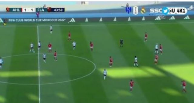 احمد عبدالقادر يحرز الهدف الاول للاهلى