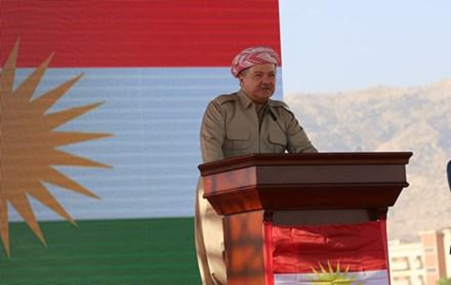 الزعيم الكردي مسعود بارزاني 
