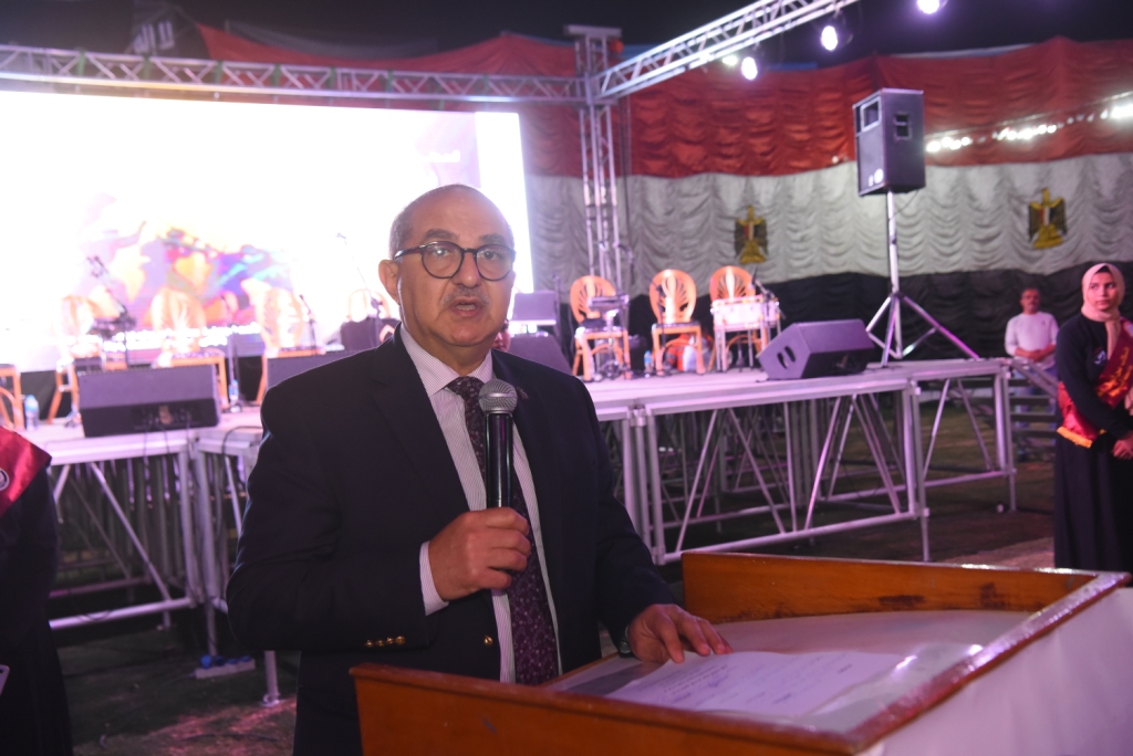 جامعة أسيوط تحتفل بذكرى إنتصارات العاشر من رمضان 