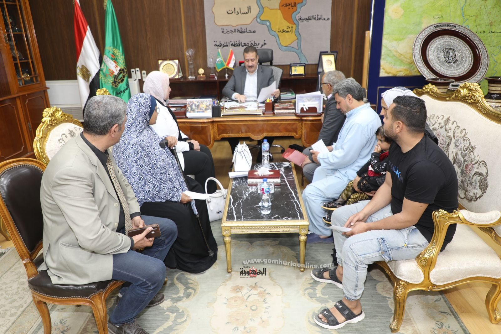 محافظ المنوفية يقرر صرف مساعدات مالية لـ 4 أسر إنهار منزلهم إثر إنفجار إسطوانة بوتجاز