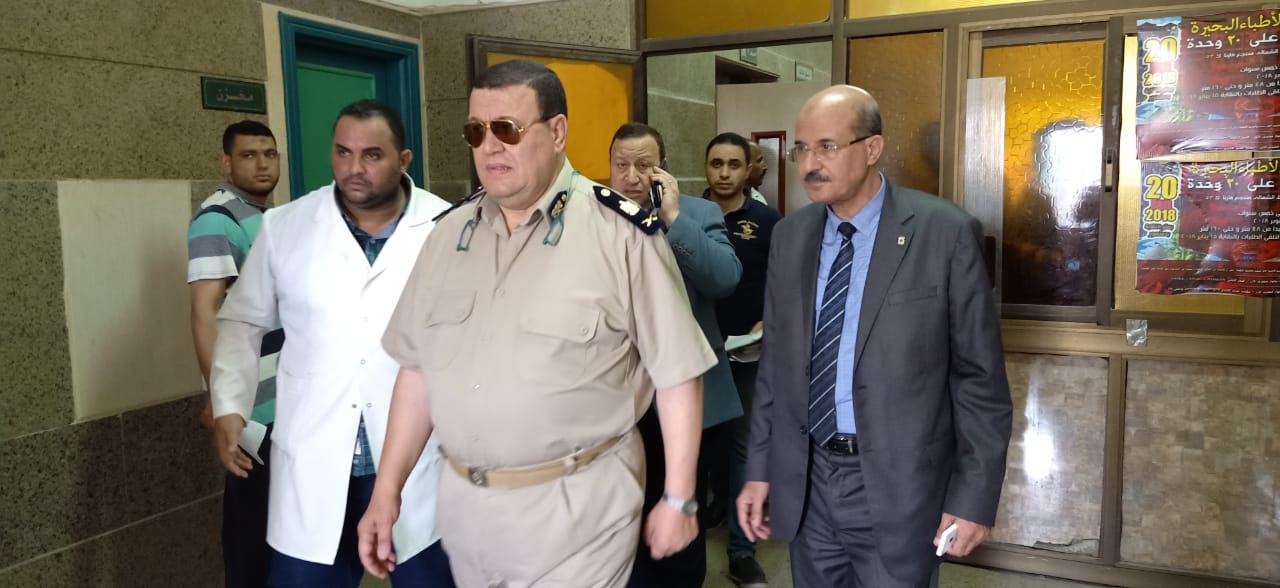 انتقال مدير مباحث البحيرة والنيابة العامة لمستشفي حوش عيسي لانهاء اجراءات دفن ضحايا حادث العمالة الزراعية 