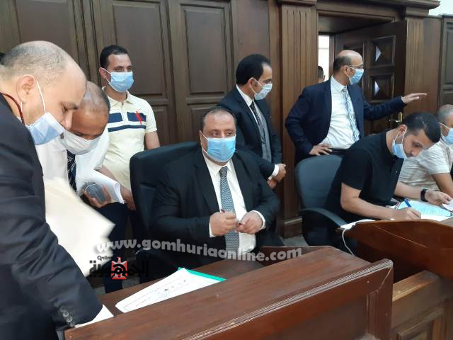 المستشار محمد المشد رئيس محكمة شرق الإسكندرية الإبتدائية و اللجنة المشرفة على تلقى طلبات الترشيح لمجلس الشيوخ