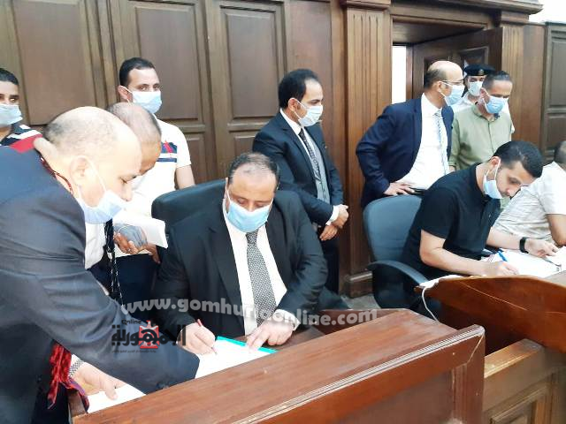 المستشار  محمد المشد رئيس اللجنة المشرفة على الأنتخابات بالإسكندرية