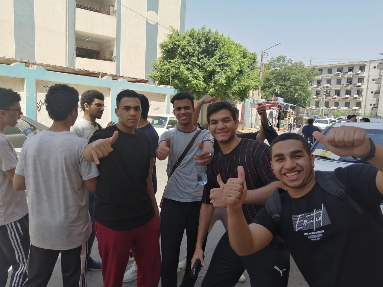فرحة طلاب أسيوط 