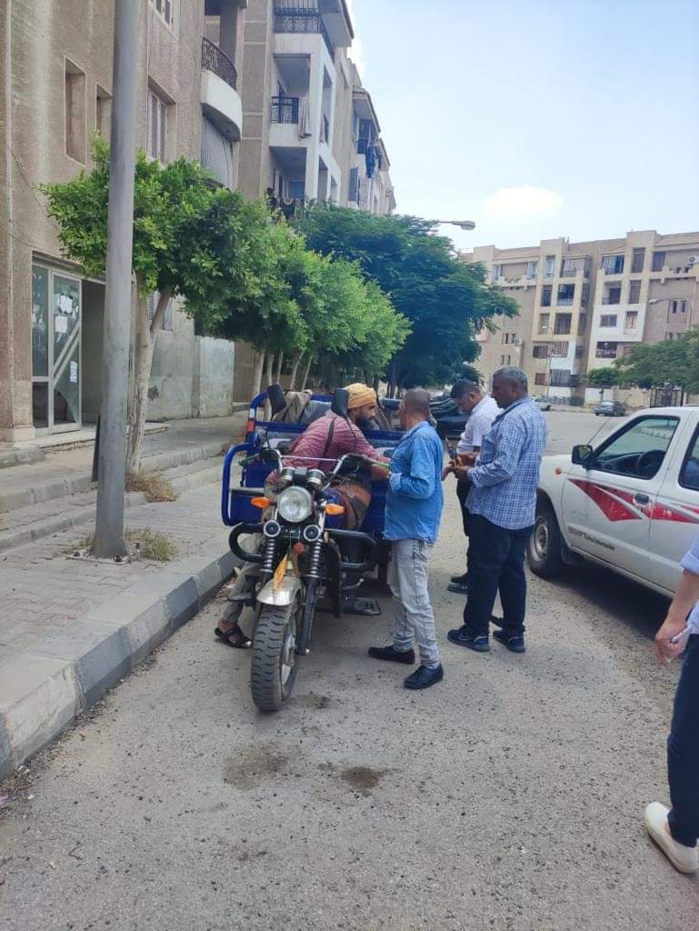 رشاد: حملات صباحية وليلية للتصدى لاى مخالفة بمدينة العبور