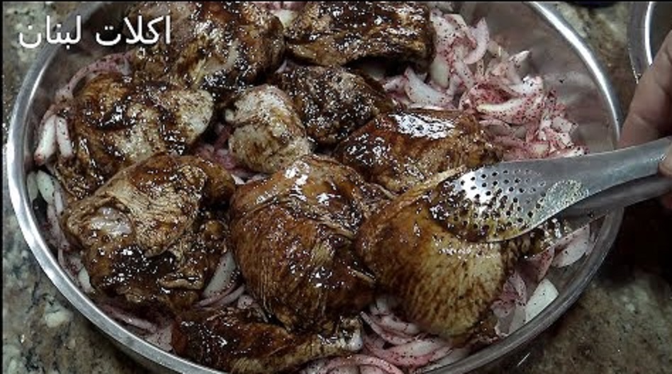 دجاج بتتبيلة لبنانية 